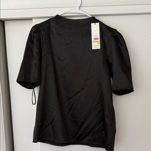 Calvin Klein Black Satin Blouse